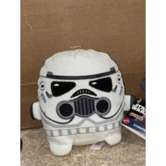 NWT Mattel Star Wars Cuutopia Squishy Stuffed Animal Plush STORMTROOPER 7" s29 - Picture 2 of 3